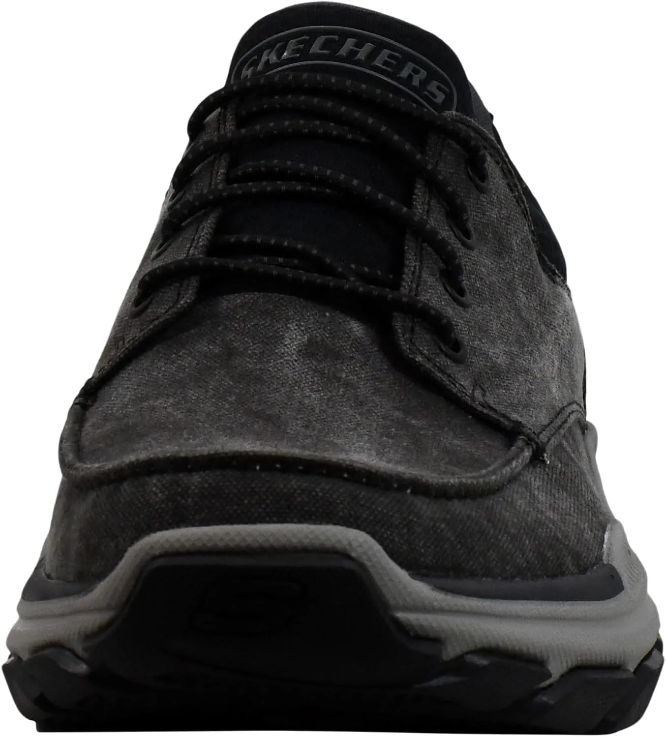 Skechers Men's Respected-Loleto Moc Toe Bungee Lace Slip On