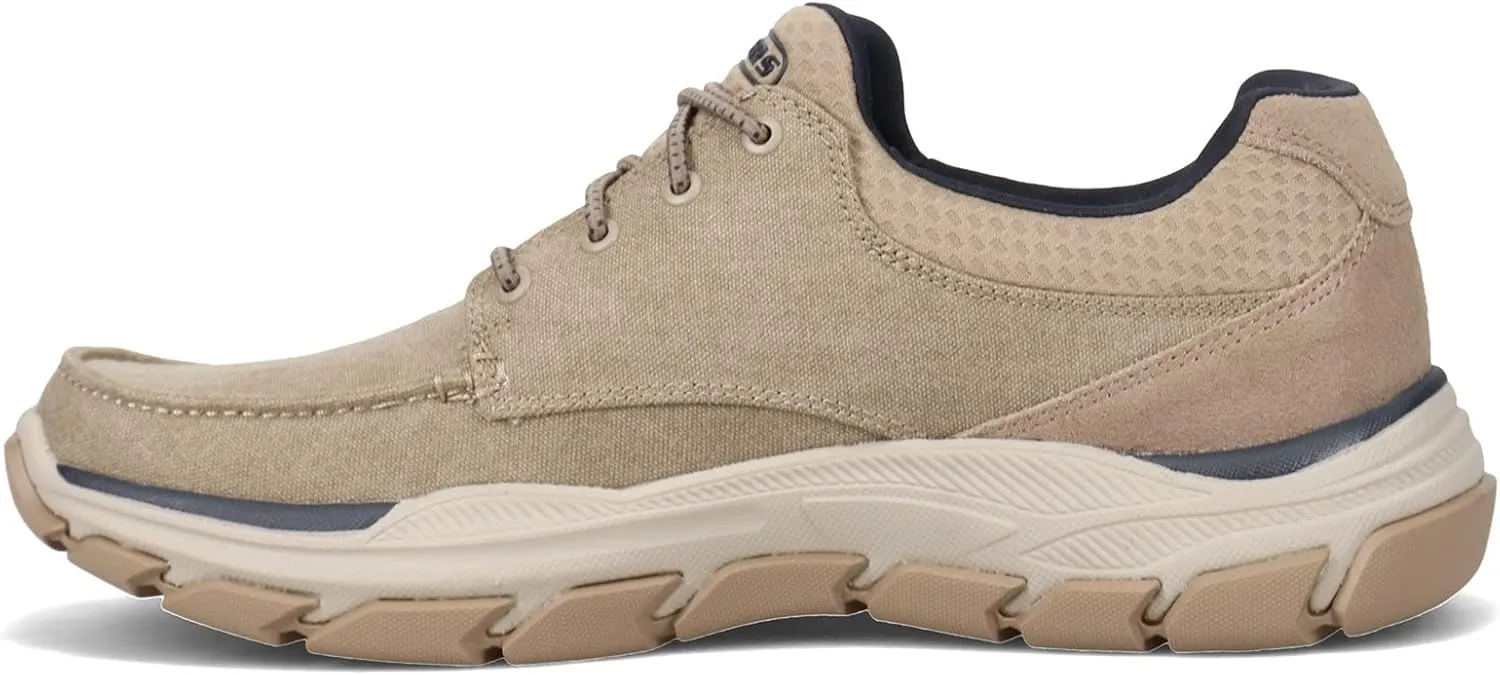 Skechers Men's Respected-Loleto Moc Toe Bungee Lace Slip On