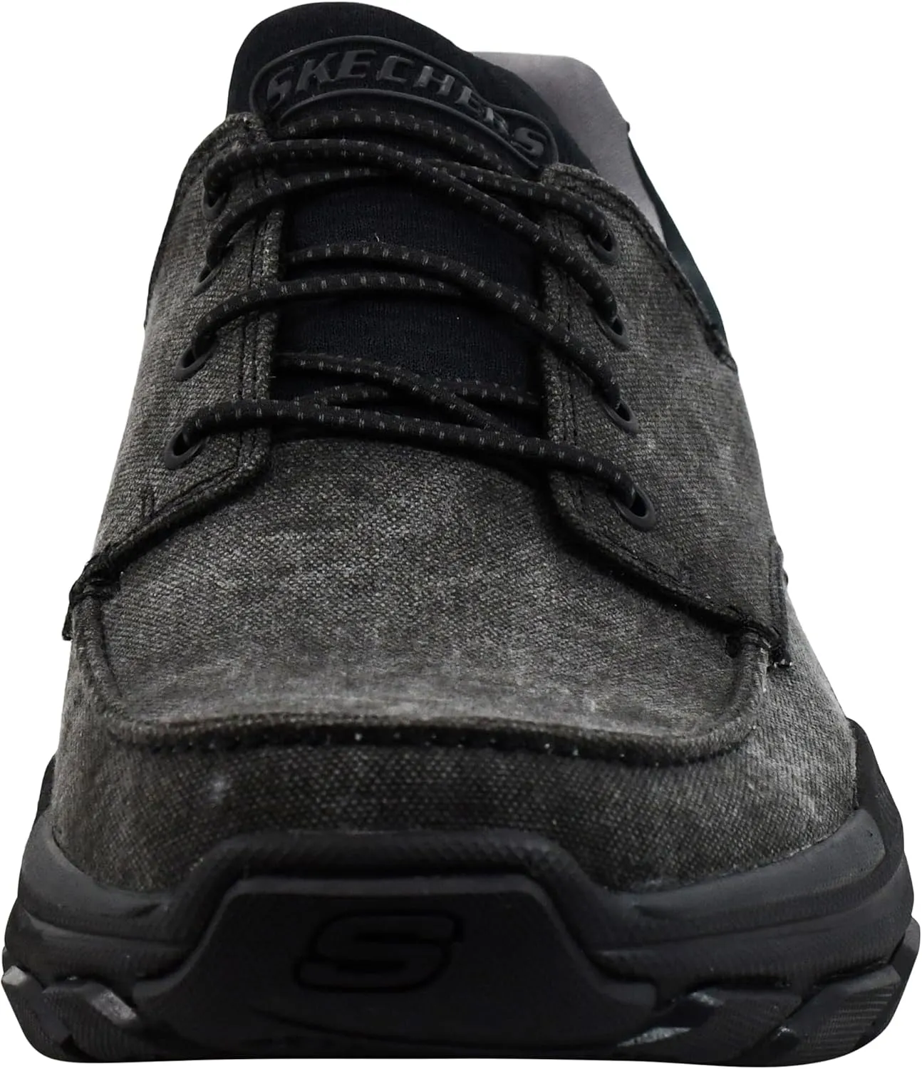 Skechers Men's Respected-Loleto Moc Toe Bungee Lace Slip On