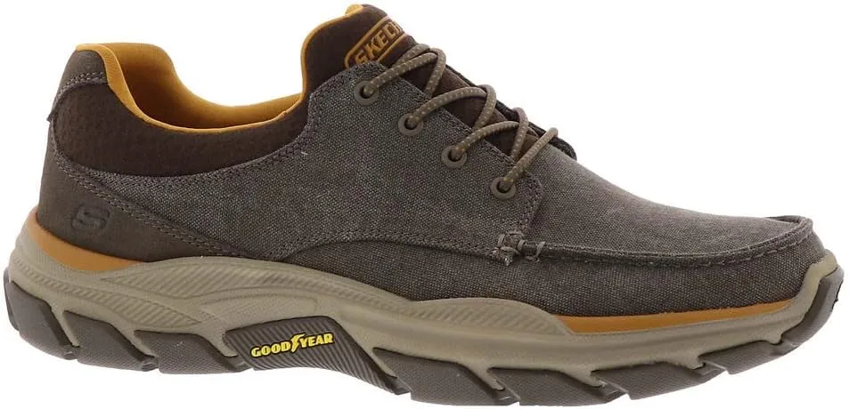 Skechers Men's Respected-Loleto Moc Toe Bungee Lace Slip On