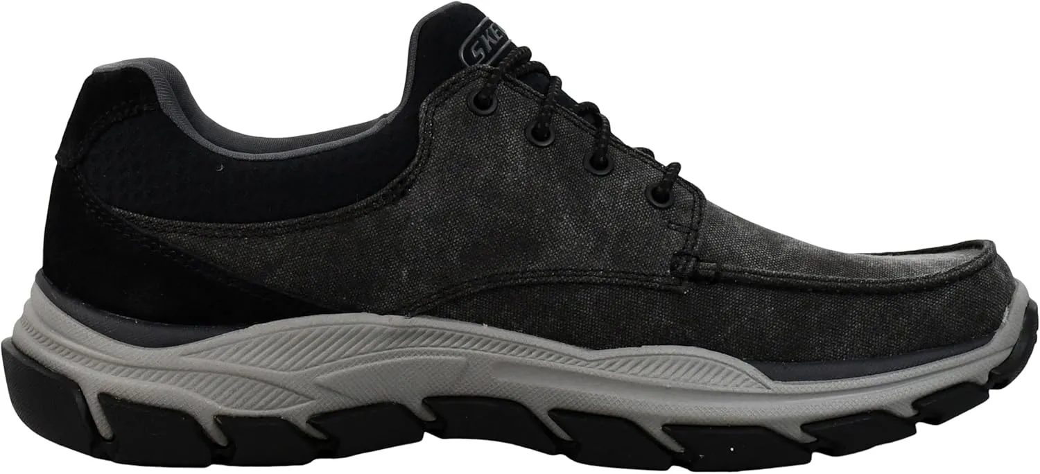 Skechers Men's Respected-Loleto Moc Toe Bungee Lace Slip On