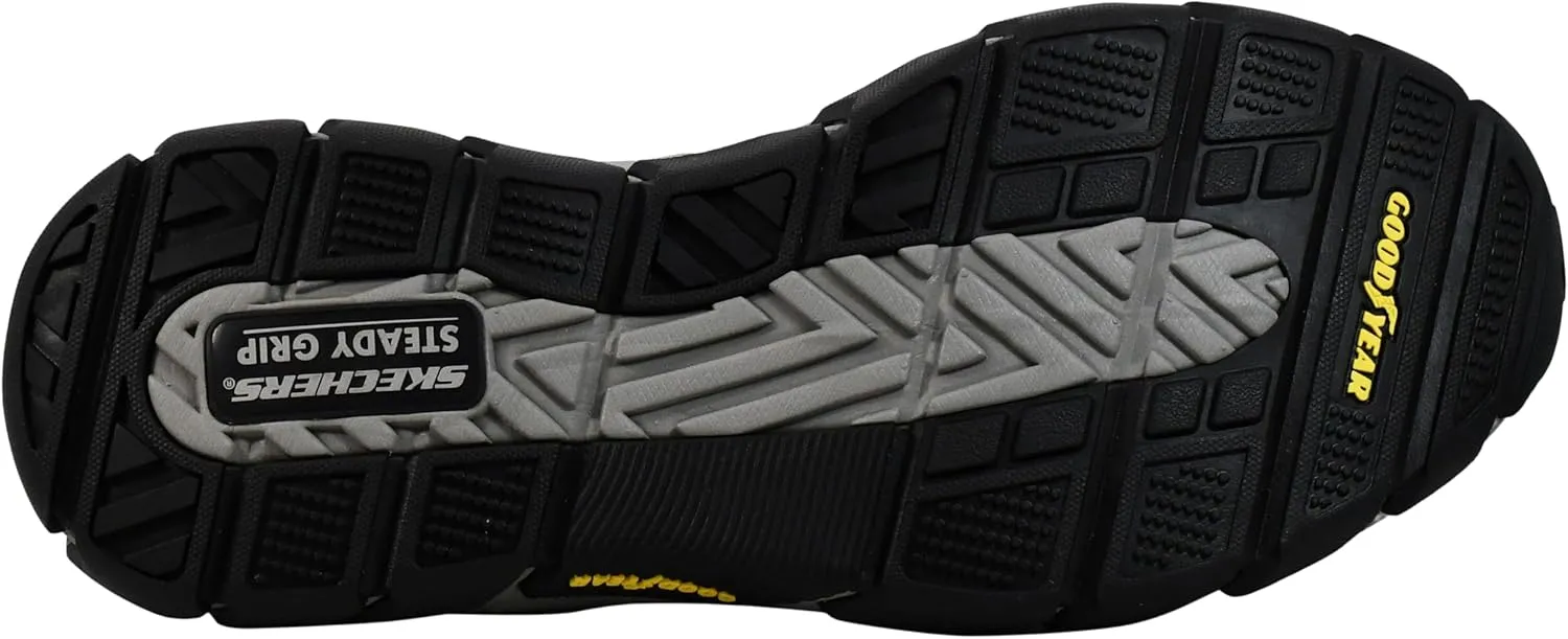 Skechers Men's Respected-Loleto Moc Toe Bungee Lace Slip On