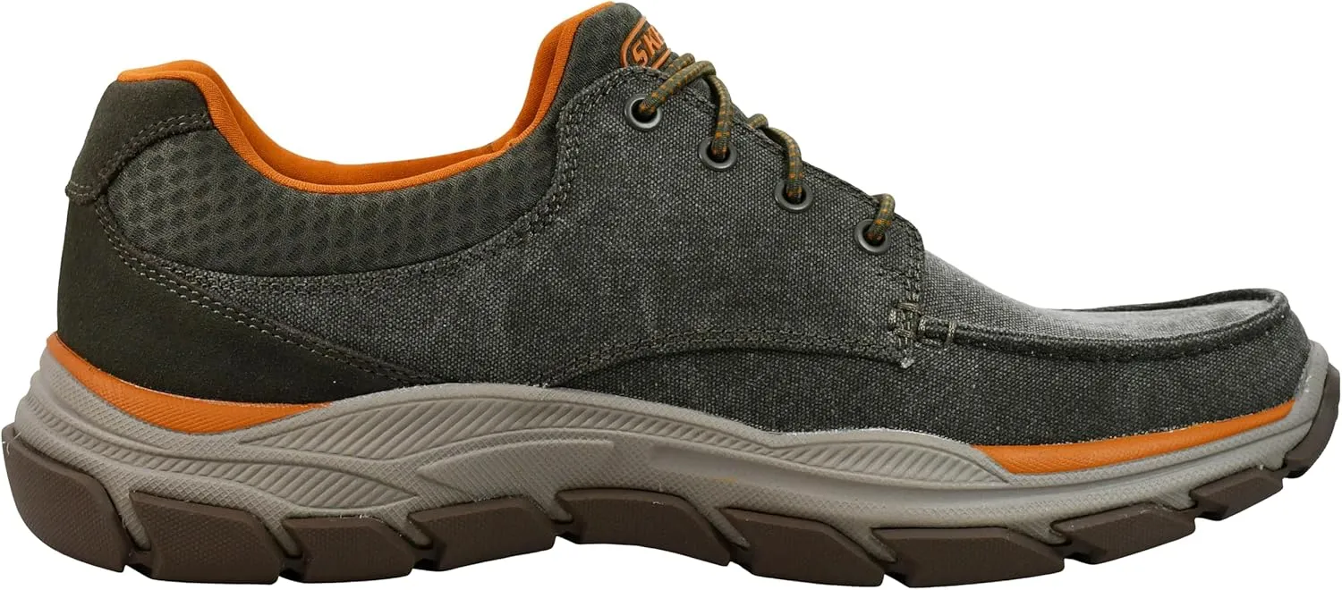 Skechers Men's Respected-Loleto Moc Toe Bungee Lace Slip On