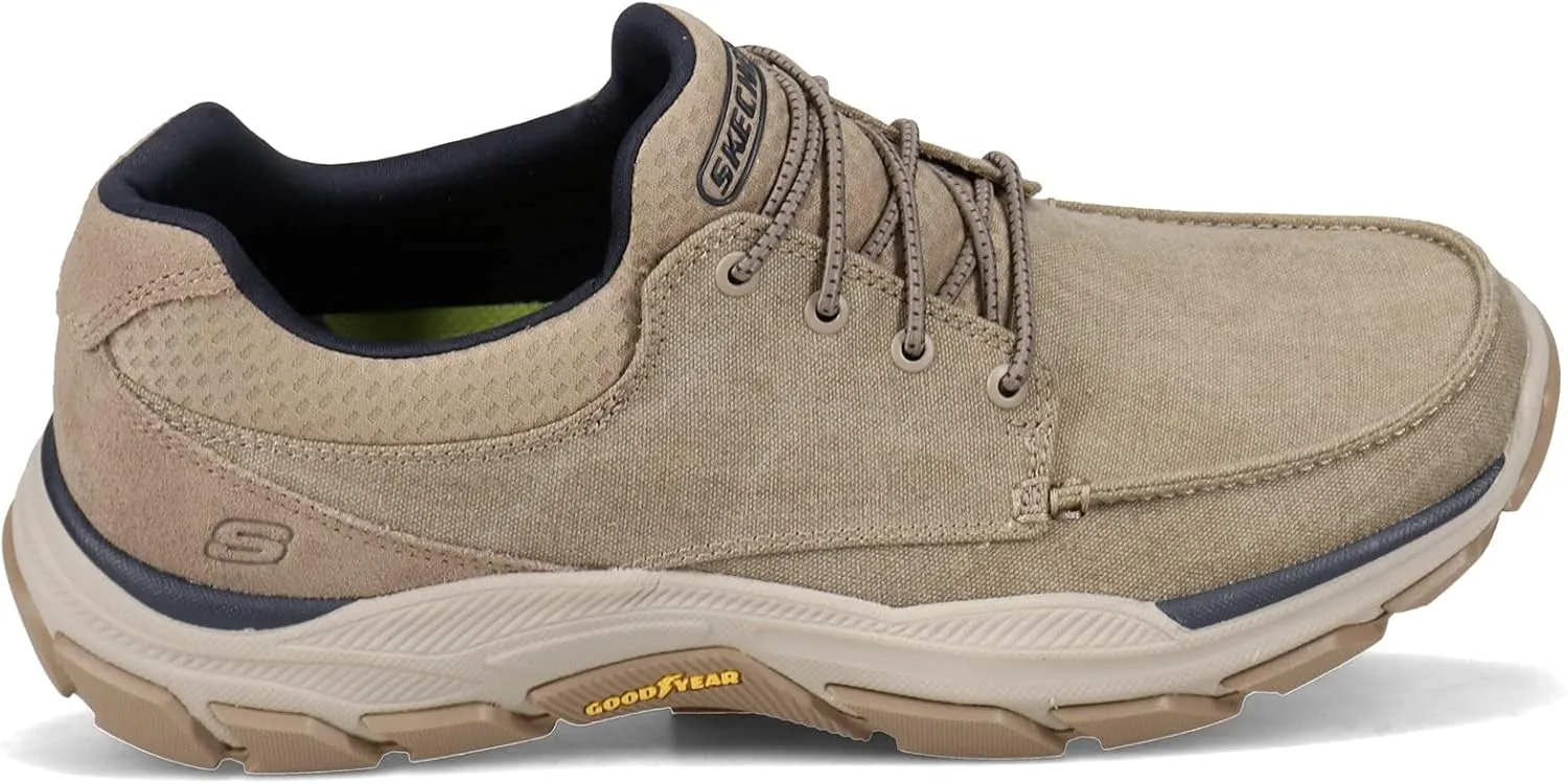 Skechers Men's Respected-Loleto Moc Toe Bungee Lace Slip On