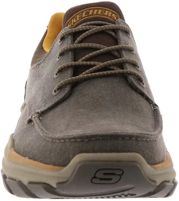 Skechers Men's Respected-Loleto Moc Toe Bungee Lace Slip On