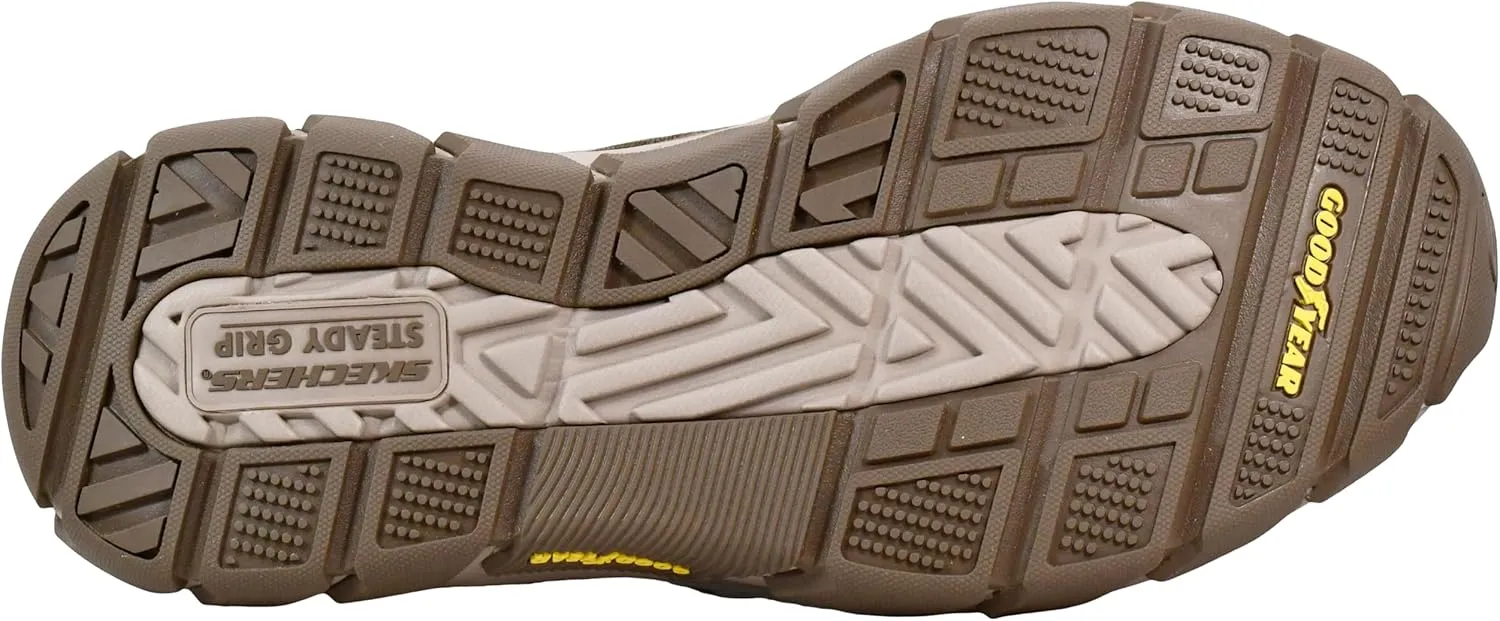 Skechers Men's Respected-Loleto Moc Toe Bungee Lace Slip On