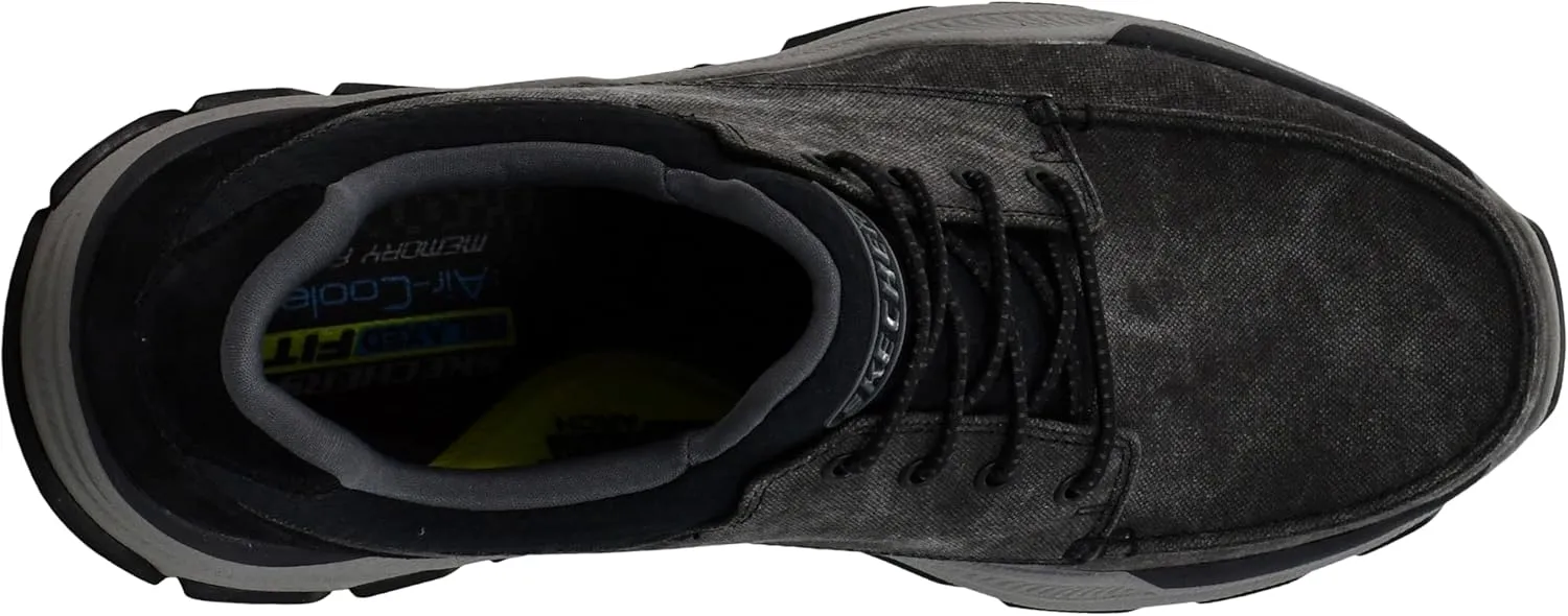 Skechers Men's Respected-Loleto Moc Toe Bungee Lace Slip On