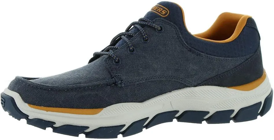 Skechers Men's Respected-Loleto Moc Toe Bungee Lace Slip On