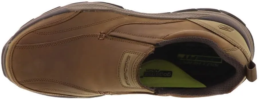 Skechers Men's Respected Lowry Goodyear Rubber Low Profile Bike Toe Slip-On