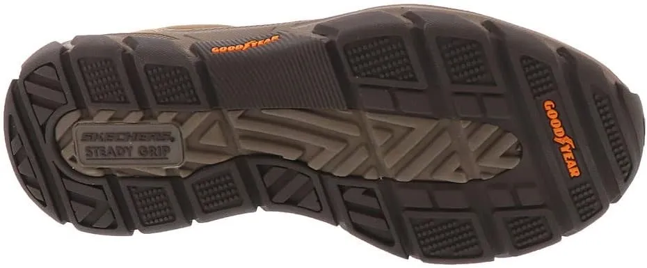 Skechers Men's Respected Lowry Goodyear Rubber Low Profile Bike Toe Slip-On