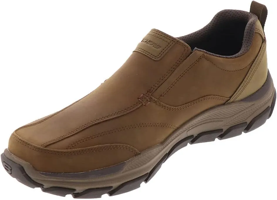 Skechers Men's Respected Lowry Goodyear Rubber Low Profile Bike Toe Slip-On
