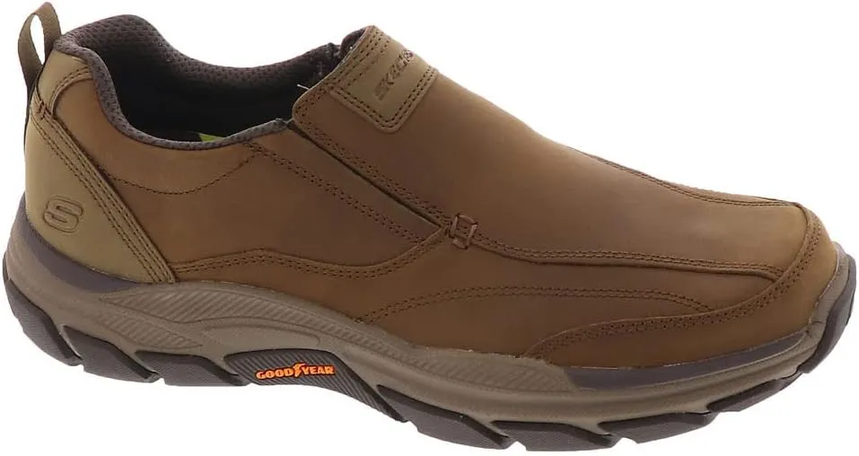 Skechers Men's Respected Lowry Goodyear Rubber Low Profile Bike Toe Slip-On