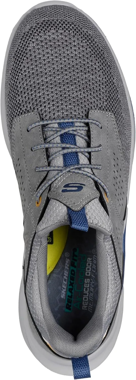 Skechers Men's Slade-Breyer 210892 Knitted Mesh Bungee Lace W/Quarter Cage Slip On
