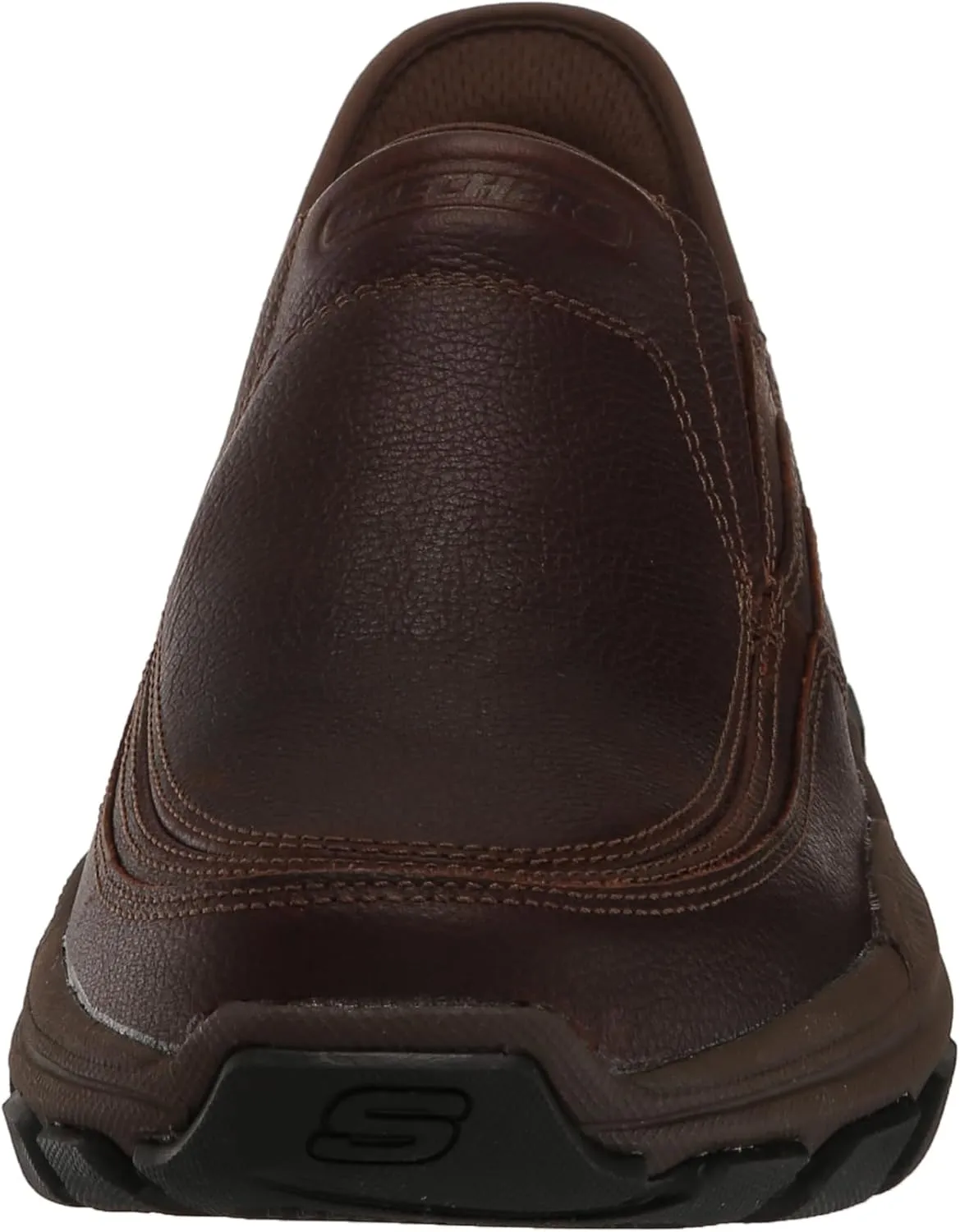 Skechers USA Men's Respected-Elgin 204810 Moc Toe Leather Slip-Ins