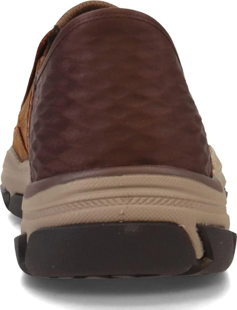 Skechers USA Men's Respected-Elgin 204810 Moc Toe Leather Slip-Ins