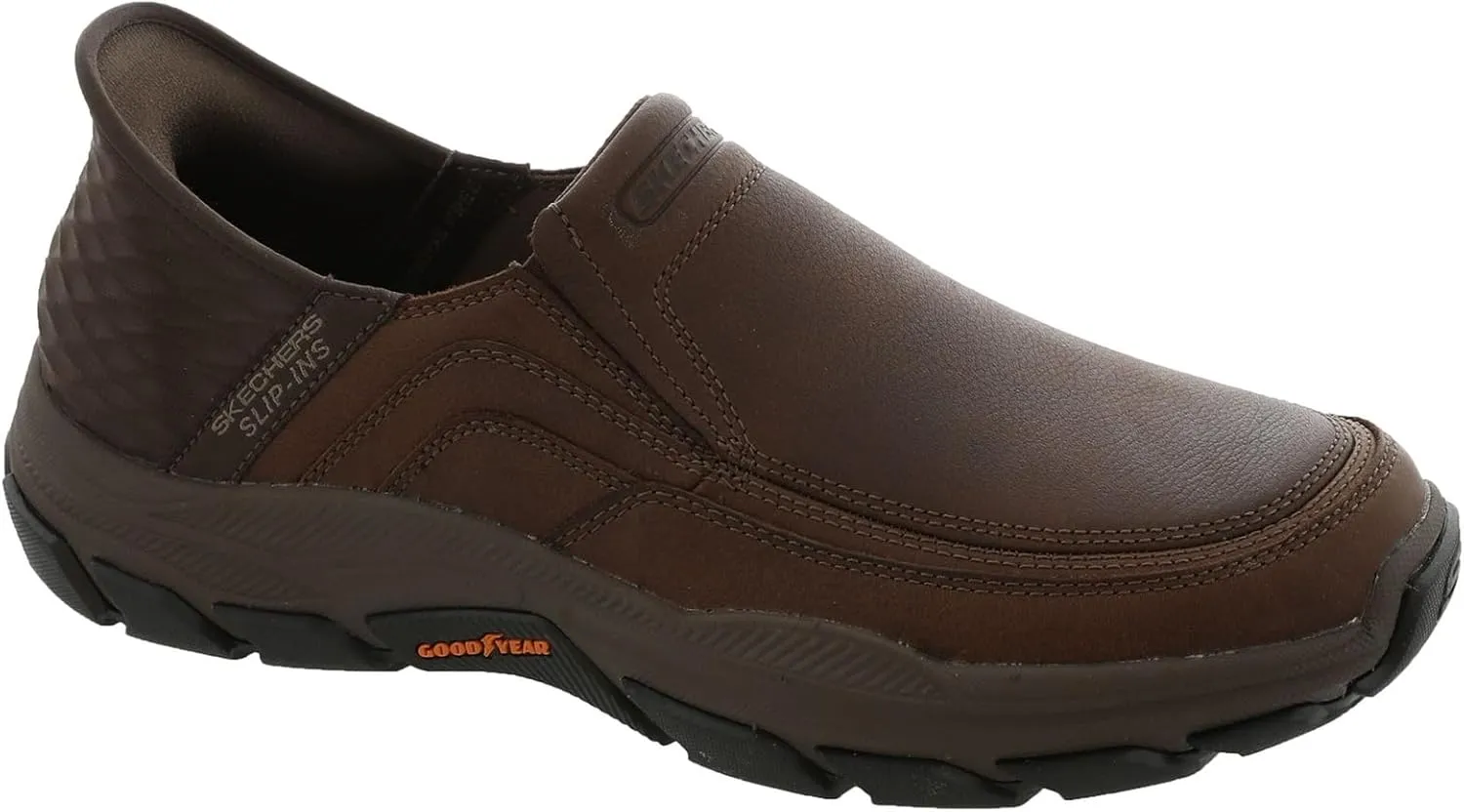 Skechers USA Men's Respected-Elgin 204810 Moc Toe Leather Slip-Ins