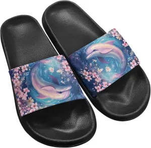 Slides for Women - Soft, Comfy, Relax Slippers, Non-slip Slides Womens, Easy to Clean, Shower, Swimming, Beach, Indoor and Outdoor Slides for Women