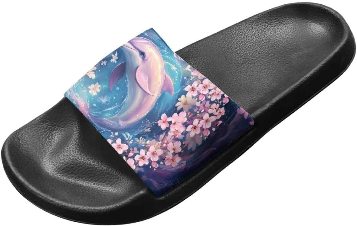 Slides for Women - Soft, Comfy, Relax Slippers, Non-slip Slides Womens, Easy to Clean, Shower, Swimming, Beach, Indoor and Outdoor Slides for Women