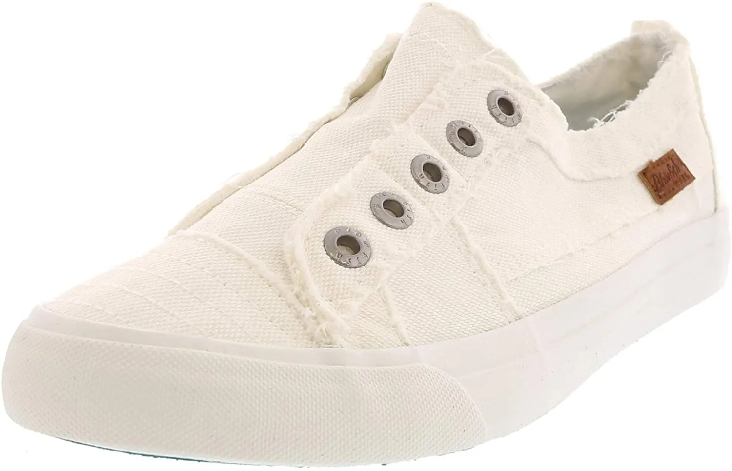 Slip Record-breaking sale Canvas Free gift with purchase Fashion Blowfish Comfort Smoked White Sneaker Play On Malibu