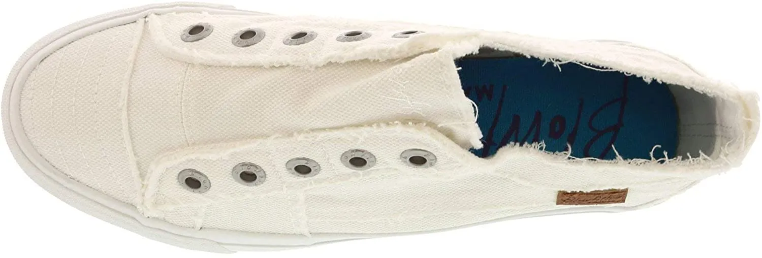 Slip Record-breaking sale Canvas Free gift with purchase Fashion Blowfish Comfort Smoked White Sneaker Play On Malibu