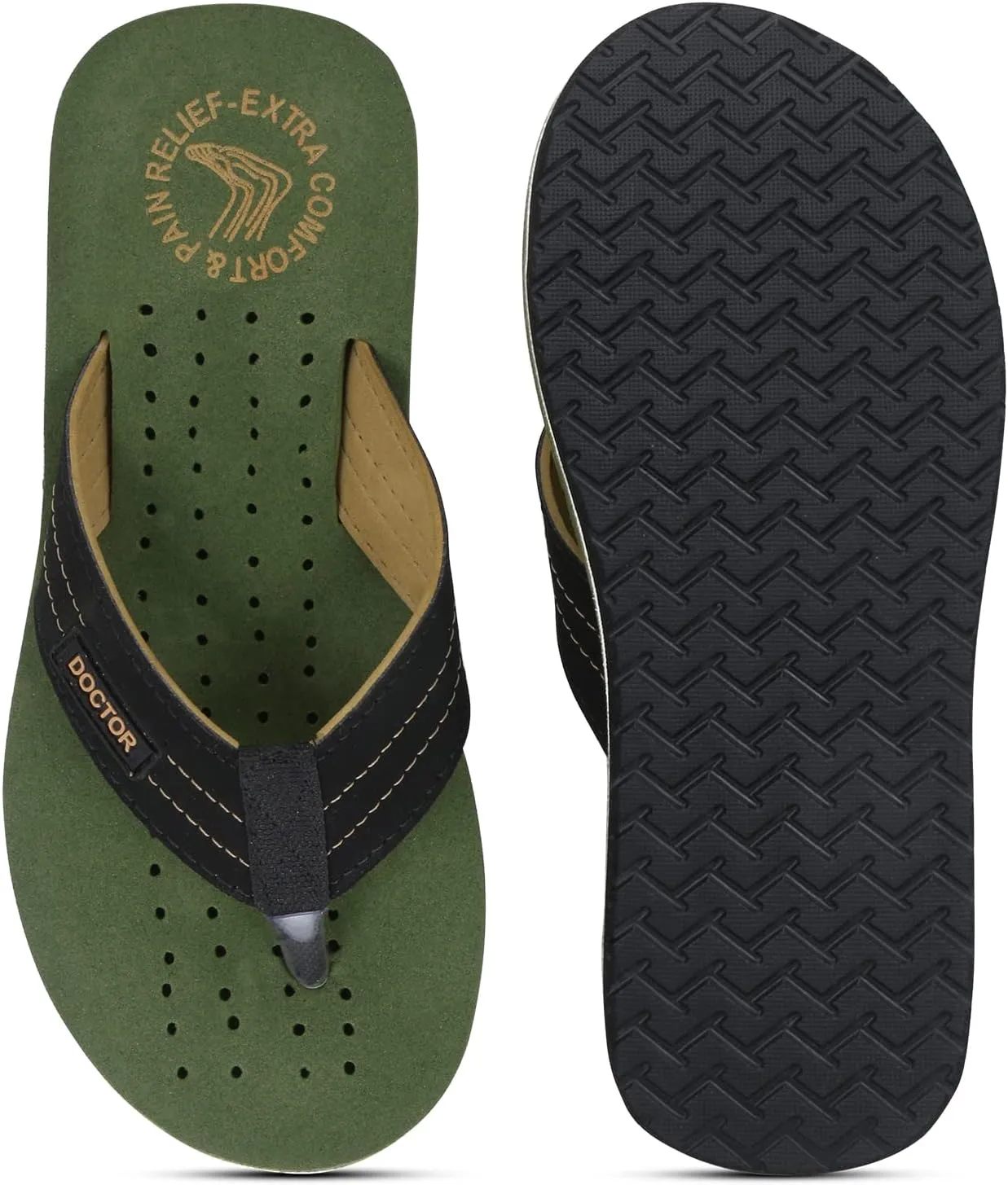 Slipper Care Orthopaedic and Diabetic Comfort Doctor Slipper, Flip-Flop, Cushion, Slides and House Slipper for Men's and boys ULTRA SOFT D-28