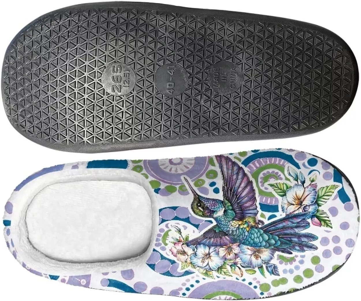 Slippers for Women Men Non Skid House Slippers Slip On Slippers with Removable Soles for Indoor Outdoor