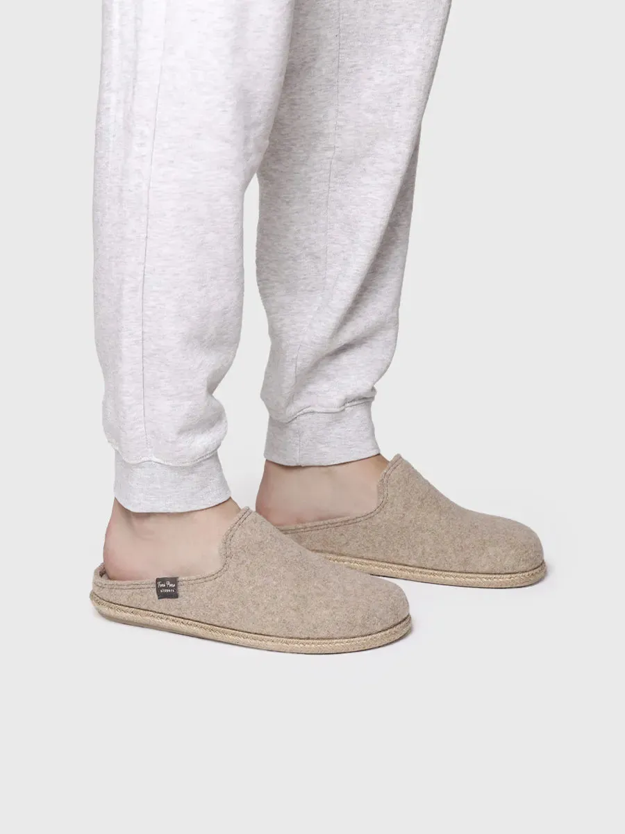 Slippers para hombre de lana reciclada | TOMAS-RW
