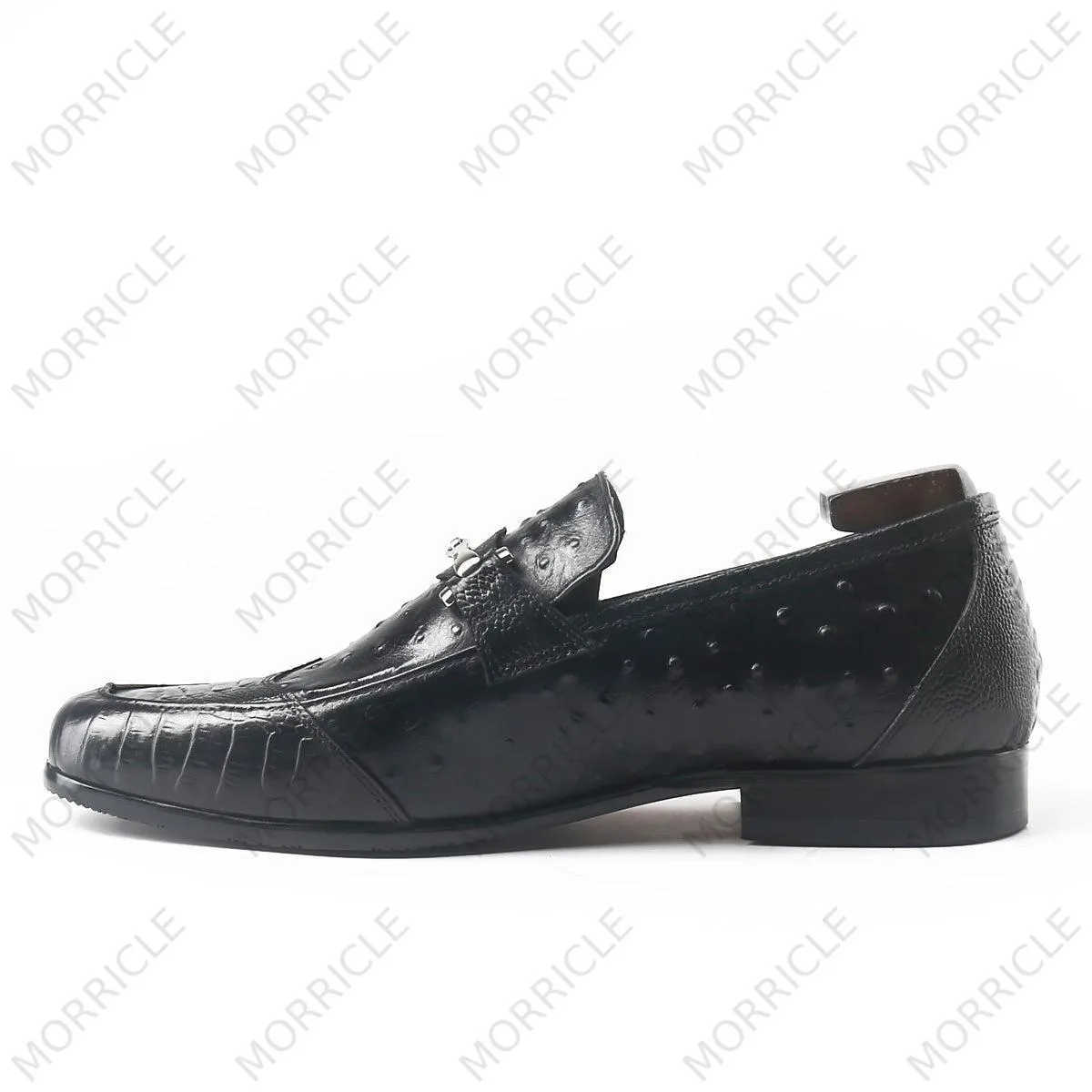 Smart Casual Ostrich Horsebit Loafers