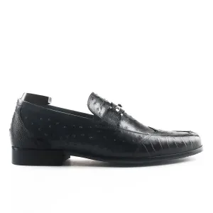 Smart Casual Ostrich Horsebit Loafers