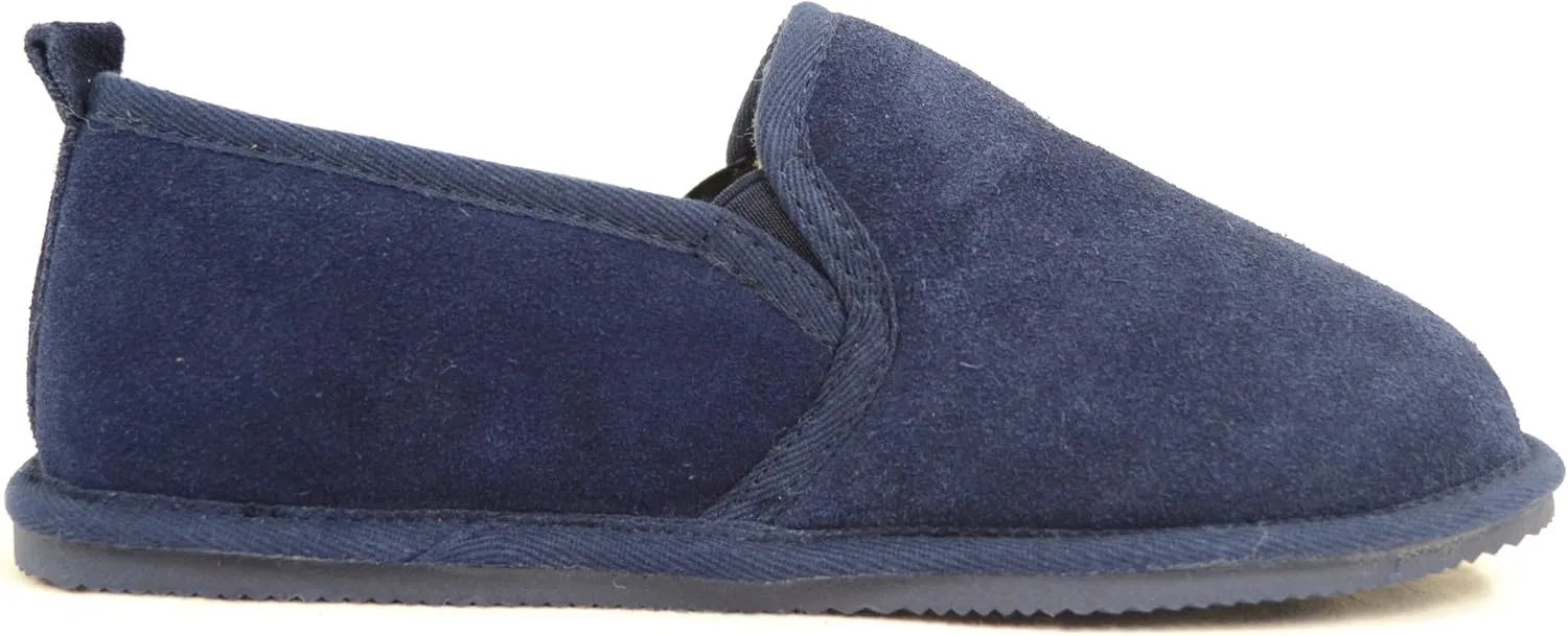 SNUGRUGS Mens Luxury Sheepskin Slipper with Light Weight Flexible Sole