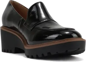 Soda “Smart” ~ Women Round Toe Slip-On Low Wedge Heel Lug Sole Loafer Shoe