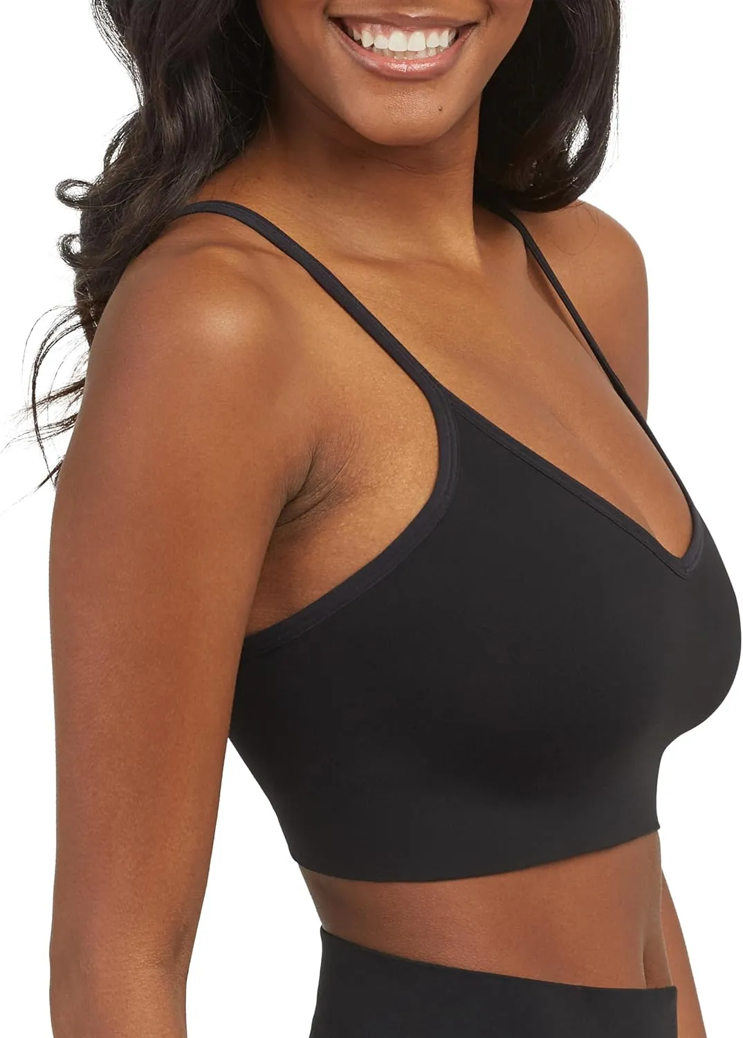 SPANX EcoCare Seamless Shaping Longline Bralette - Comfortable Bralette - Women's Bra with No Underwire - Everyday Bralette