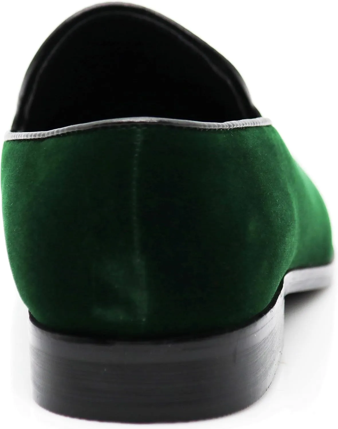 SPT03 Men's Vintage Plain Velvet Dress Loafers Slip On Shoes Classic Tuxedo Dress Shoes