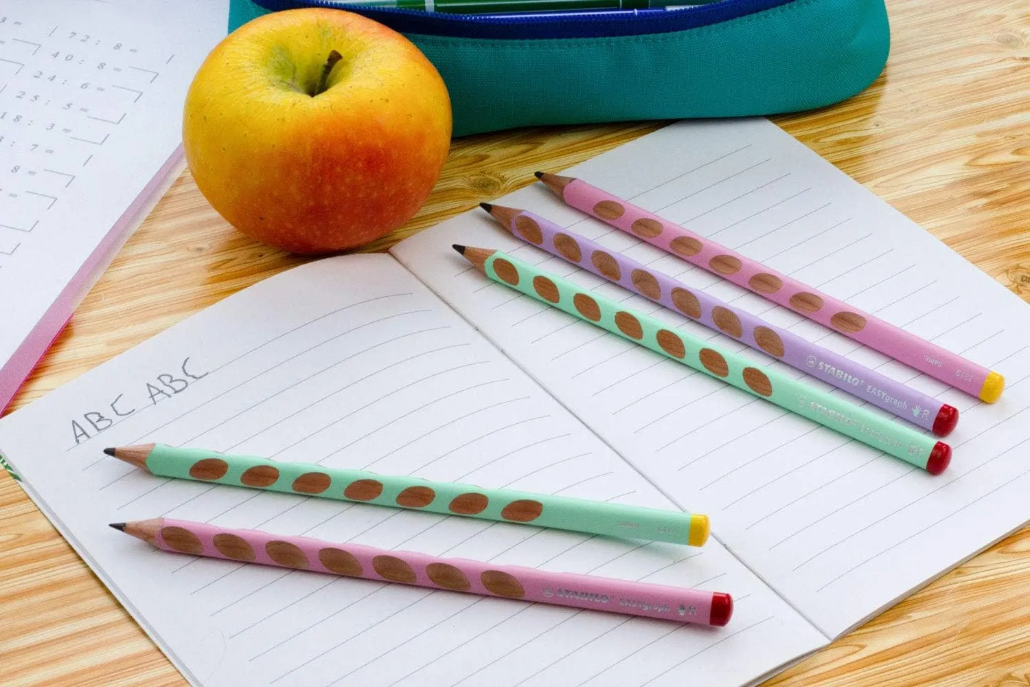 STABILO Handwriting Pencil EASYgraph Pastel - Right Handed - Green - 2 pcs - HB