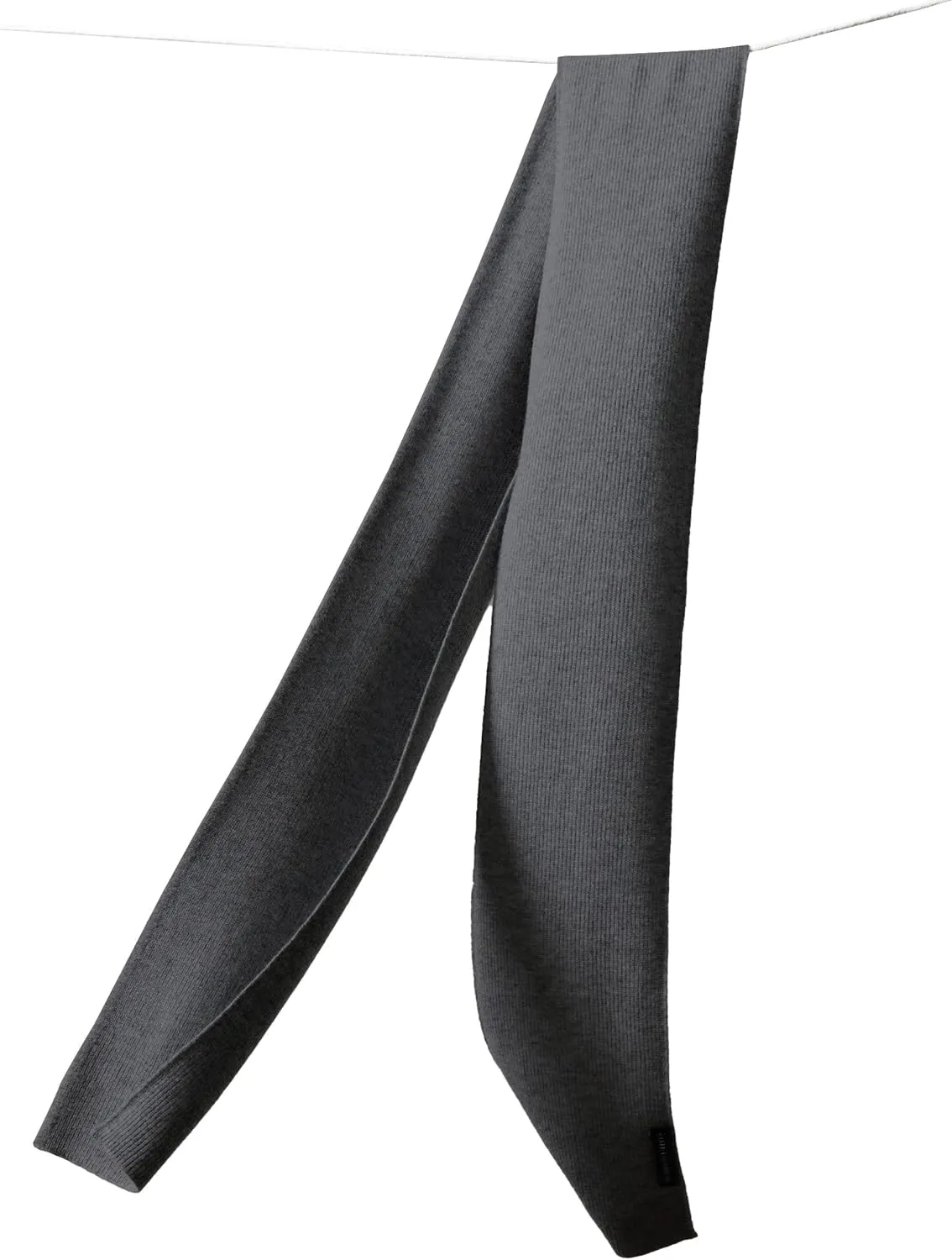 State Cashmere Unisex Classic Ribbed Solid Scarf 100% Pure Cashmere Ultra Soft Winter Must Have