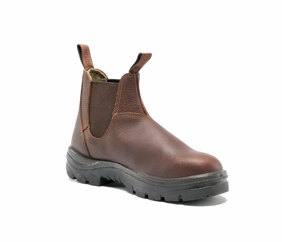 Steel Blue Men's Hobart 6-inch Elastic Sided Slip On Ankle Boot, Oak