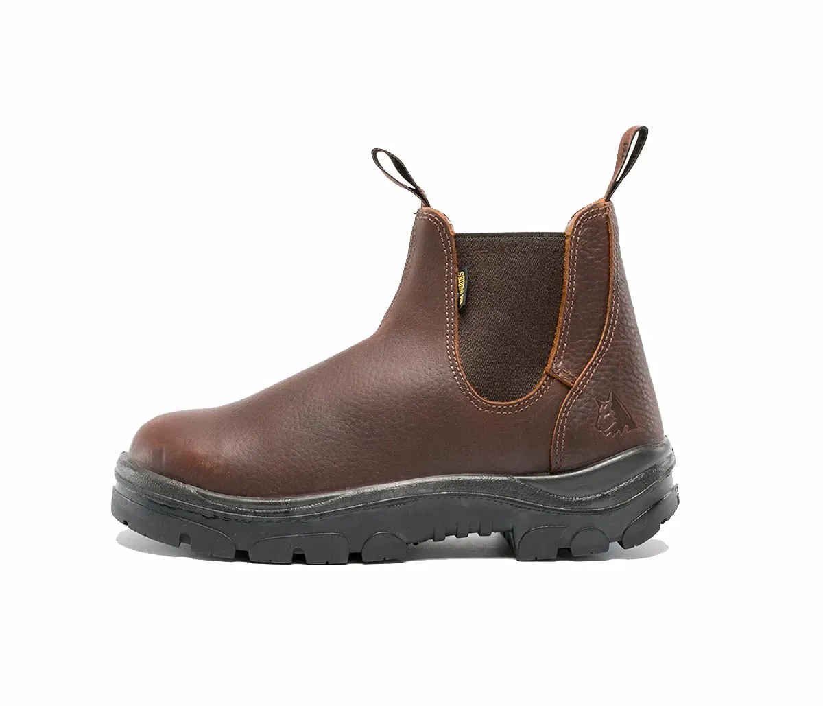 Steel Blue Men's Hobart 6-inch Elastic Sided Slip On Ankle Boot, Oak