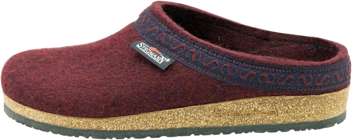 Stegmann Women's 'Original 108' Wool Clog with Cork Sole - Wide Width