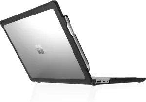 STM Dux Microsoft Surface Laptop 6 Case 13.5" – Rugged Protection, Transparent Back, Surface Pen Holder, Sleek and Lightweight, Anti-Slip Rubber Feet, Clip-On Installation