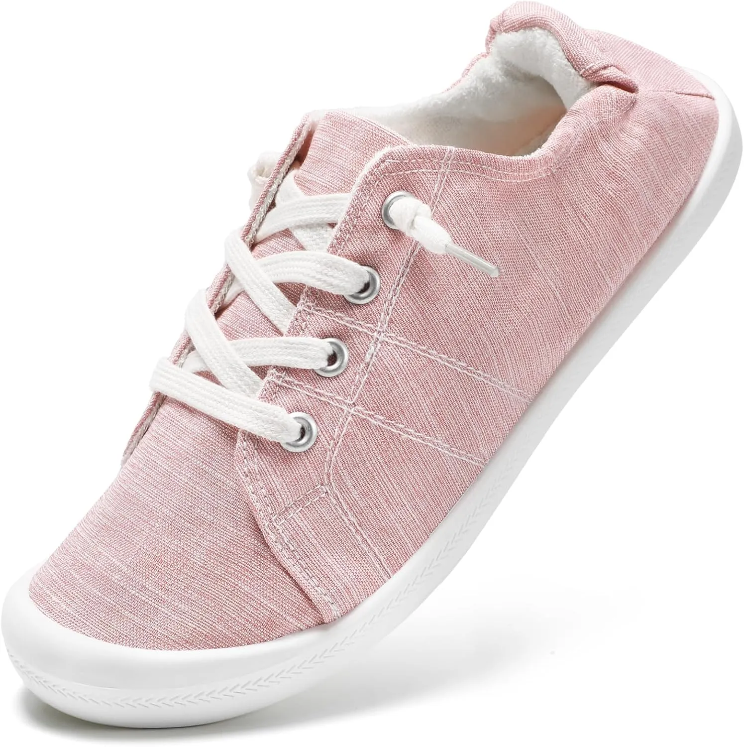 STQ Women Slip On Sneakers, Comfortable Casual Canvas Shoes