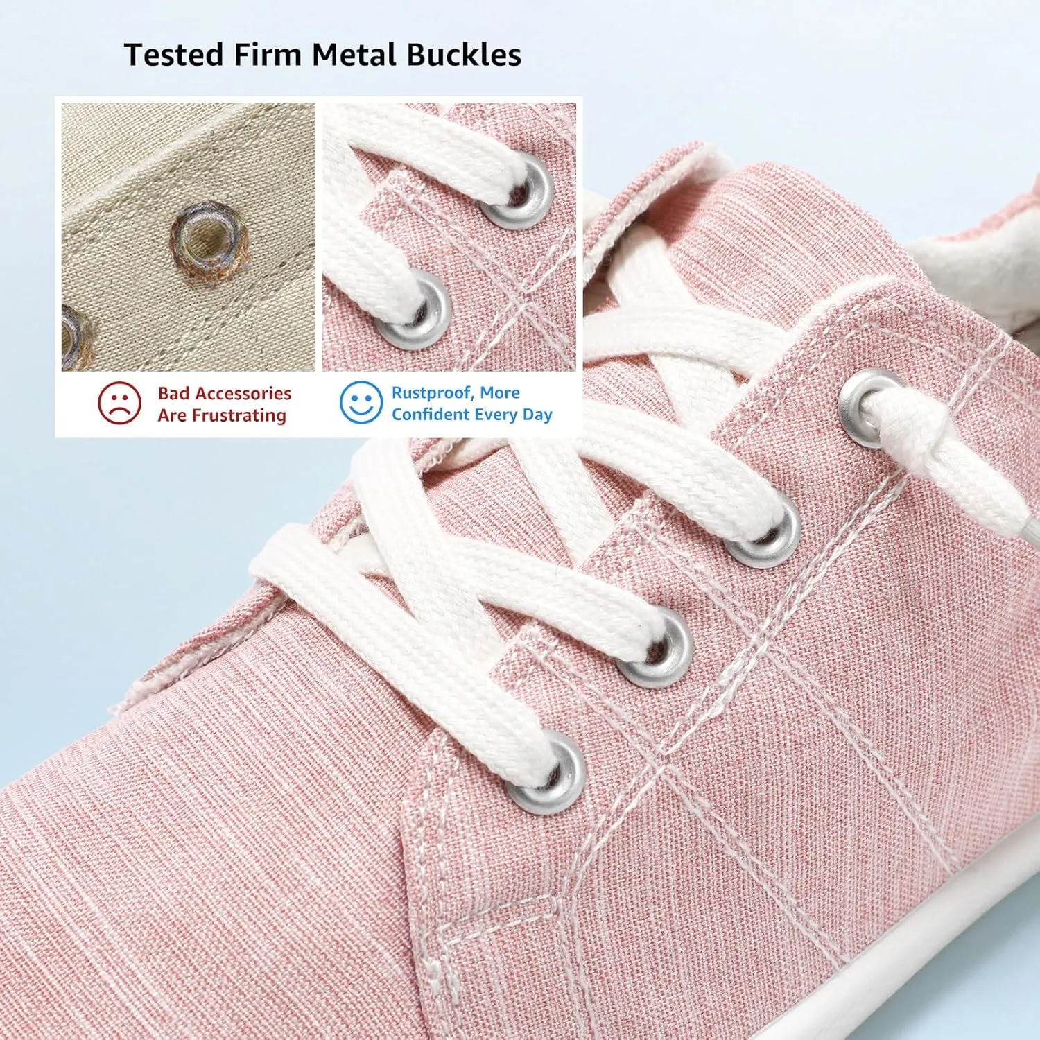 STQ Women Slip On Sneakers, Comfortable Casual Canvas Shoes
