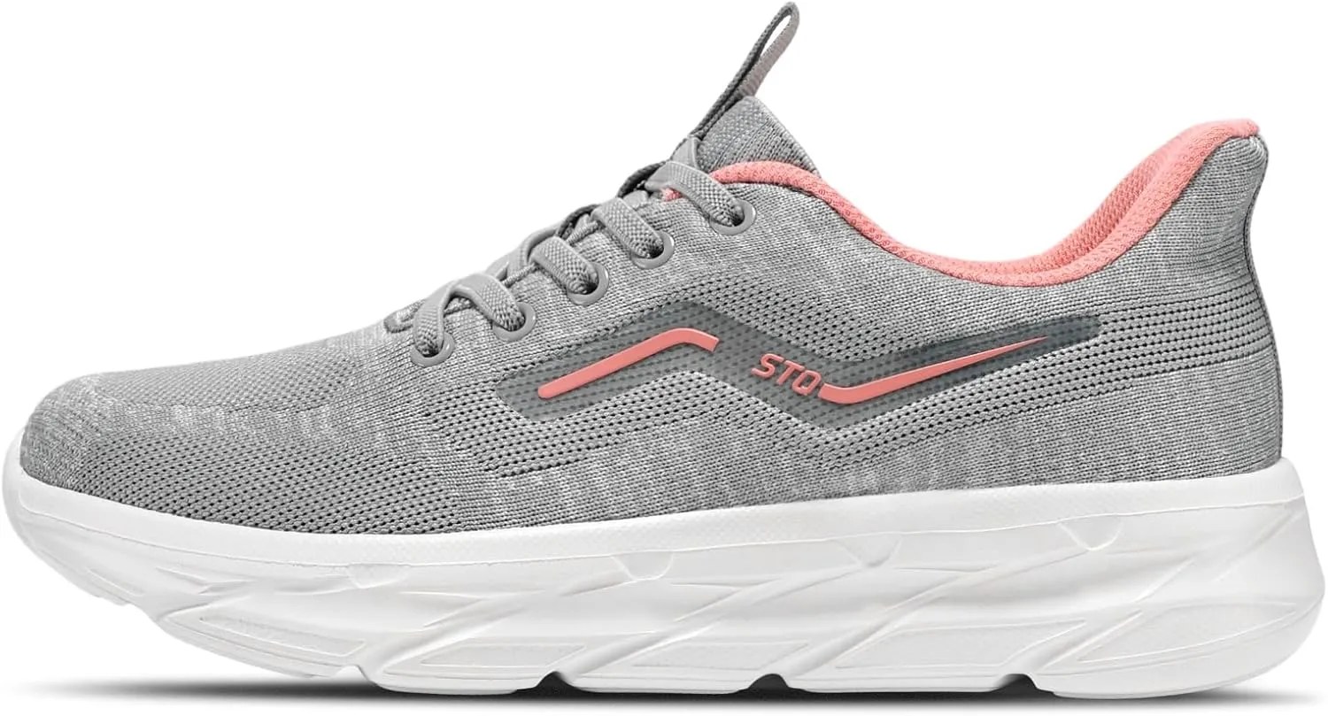 STQ Women's Slip-On Orthopedic Walking Shoes Comfortable Plantar Fasciitis Tennis Casual Sneakers