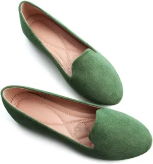 Stunner Women's Flats Classic Candy Colored Cute Slip On Ballet Shoes Soft Solid Dress Flat Shoes
