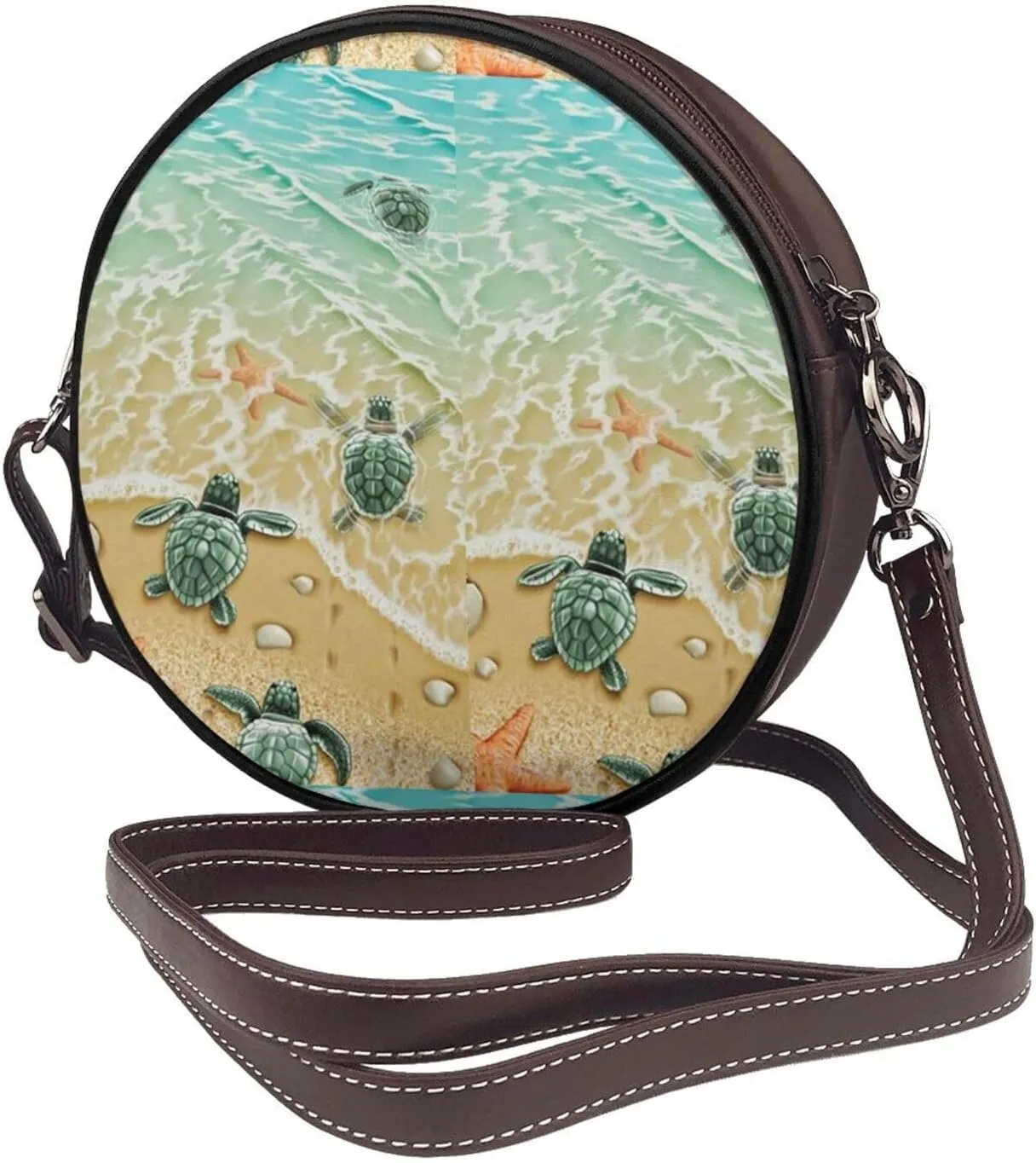 Stylish Handbags Purse Sleek Crossbody Bag with Top Zipper