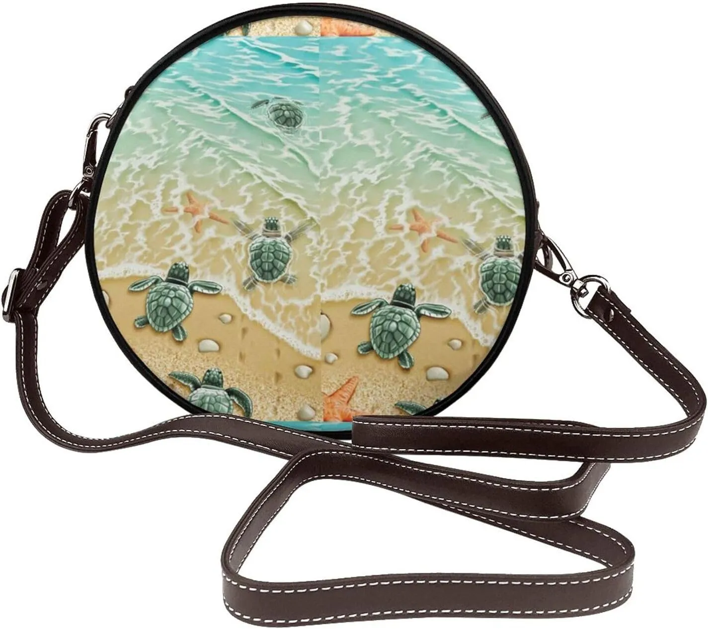 Stylish Handbags Purse Sleek Crossbody Bag with Top Zipper