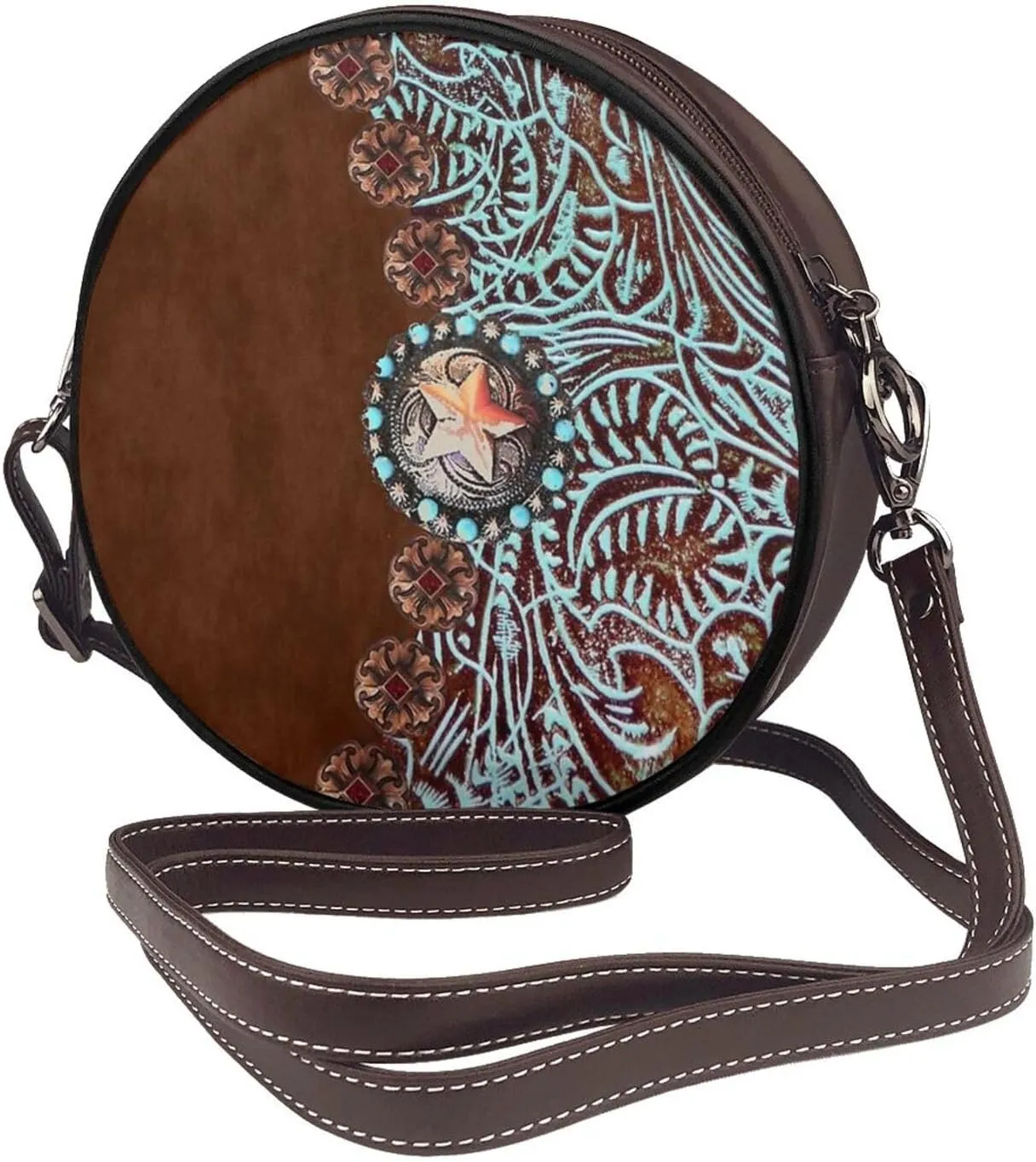 Stylish Handbags Purse Sleek Crossbody Bag with Top Zipper