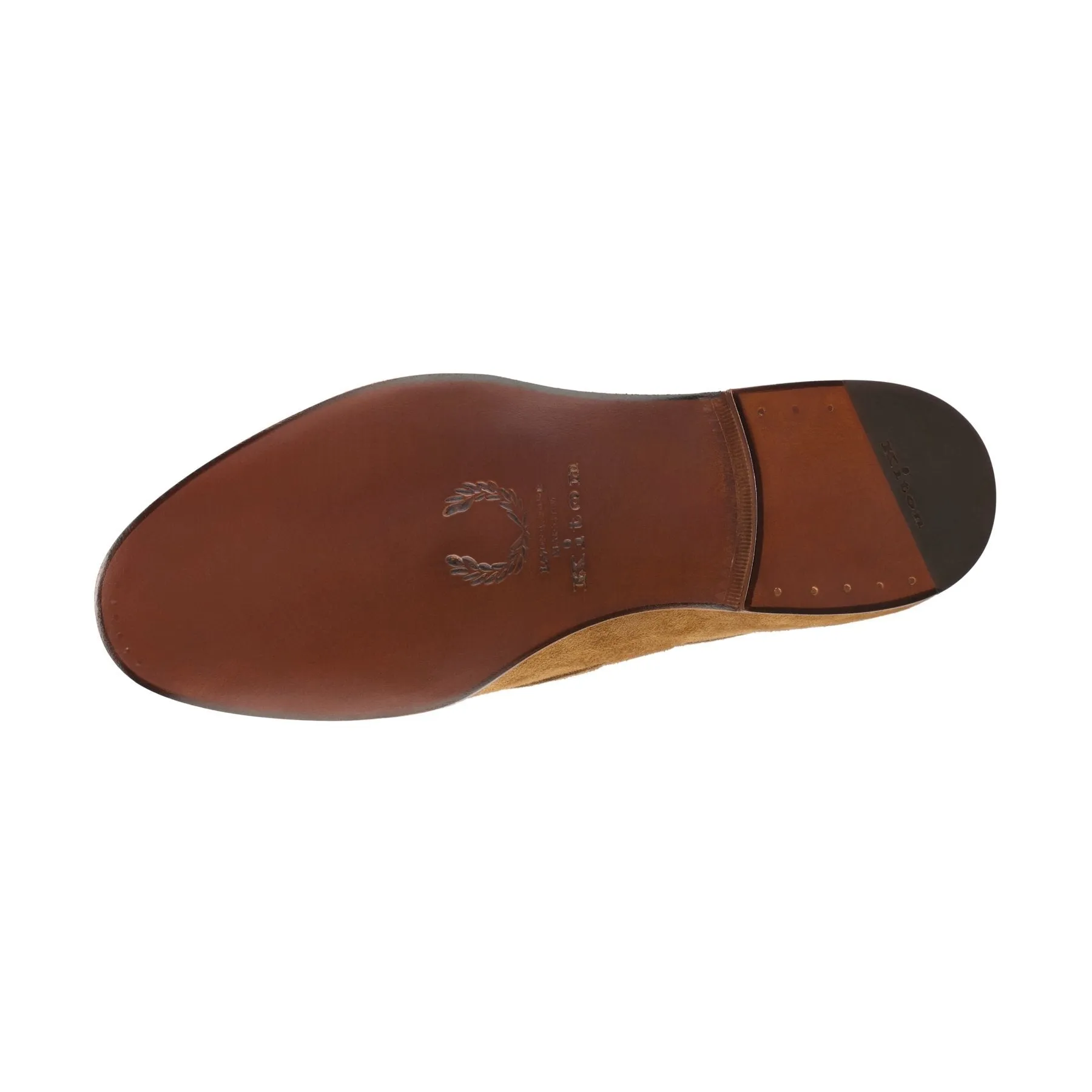 Suede Tassel Loafer in Light Brown