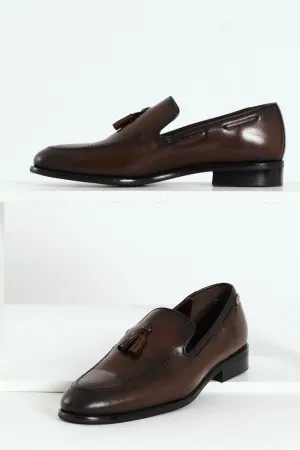 Tassle Loafer - Chocolate