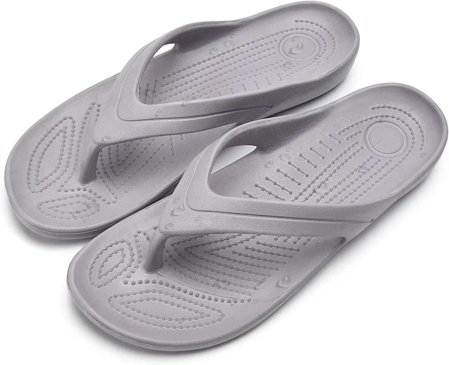 Temi Women's Flip Flops,Soft Lightweight Sandals for Women Anti Slip Casual Slippers Shower Beach Pool Bathroom Flat Slides Shoes