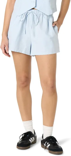The Drop Women's Emilie Relaxed Pull-on Linen Shorts
